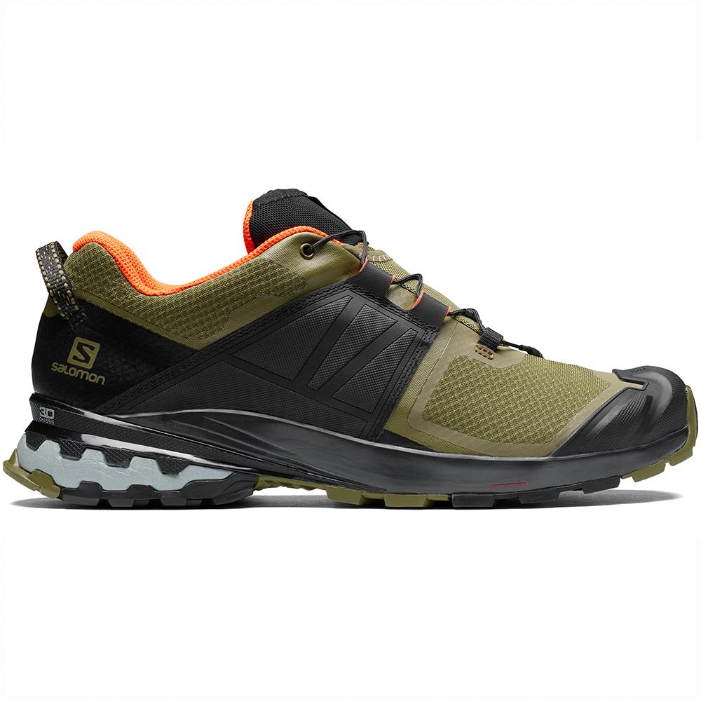 Salomon Israel XA WILD - Mens Trail Running Shoes - Olive (MLEY-92371)